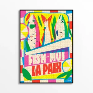 Piece&Love - Puzzle "Fish moi la paix"