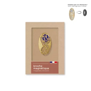 Tout Simplement - Broche magnétique art nouveau - arabesque majorelle