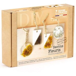 Graine Créative - kit DIY "savons fleuris"