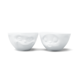 58products - set de 2 bols 200ml bisou & malin