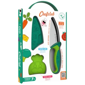 Chekclub kids - Couteau chefclub vert