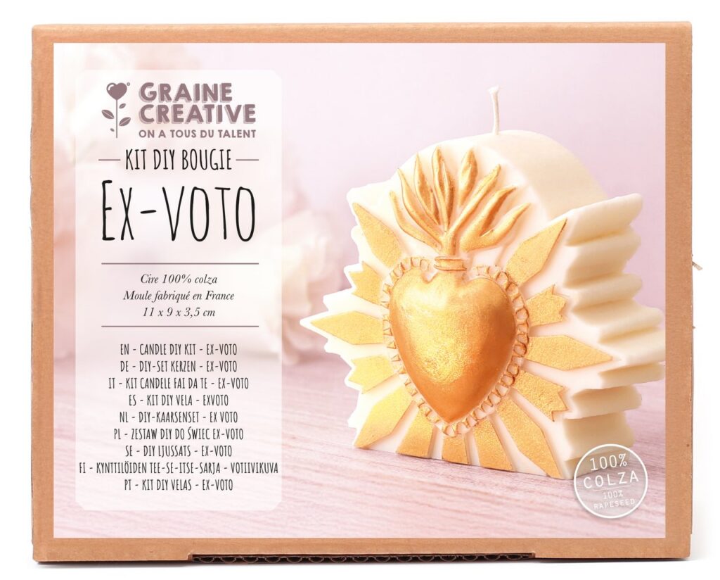 Graine Créative - kit DIY bougie ex-voto
