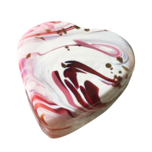La Rochère - Presse papier coeur framboise