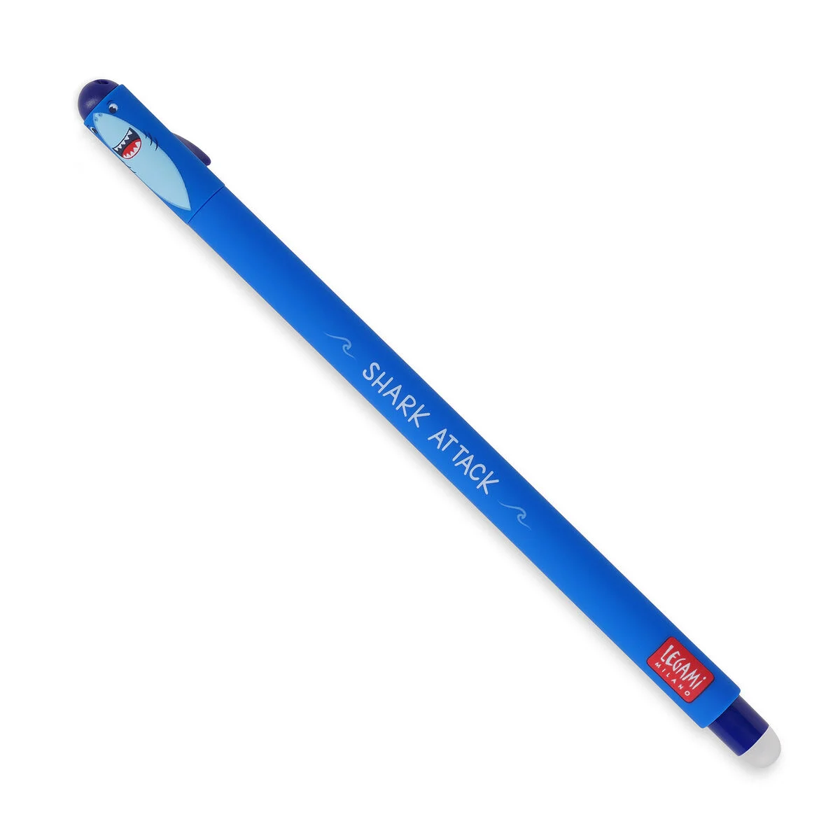 Legami - stylo gel effaçable requin - encre bleue