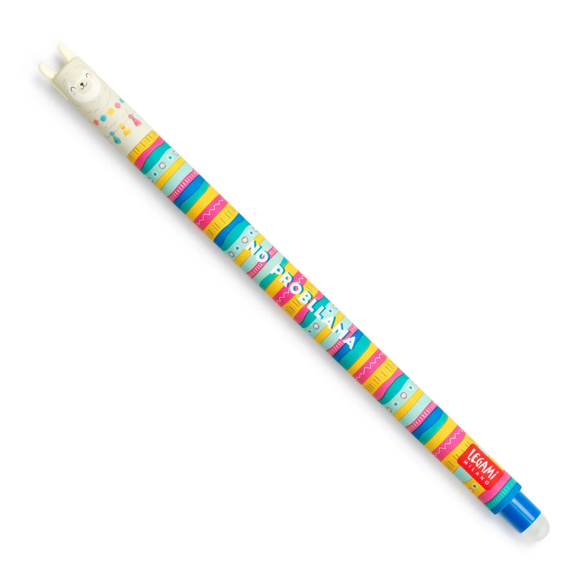 Legami - stylo gel effaçable lama - encre bleue