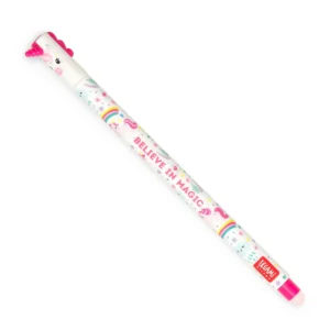 Legami - stylo gel effaçable licorne - encre rose