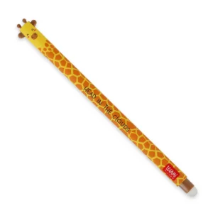 Legami - stylo gel effaçable girafe - encre noire