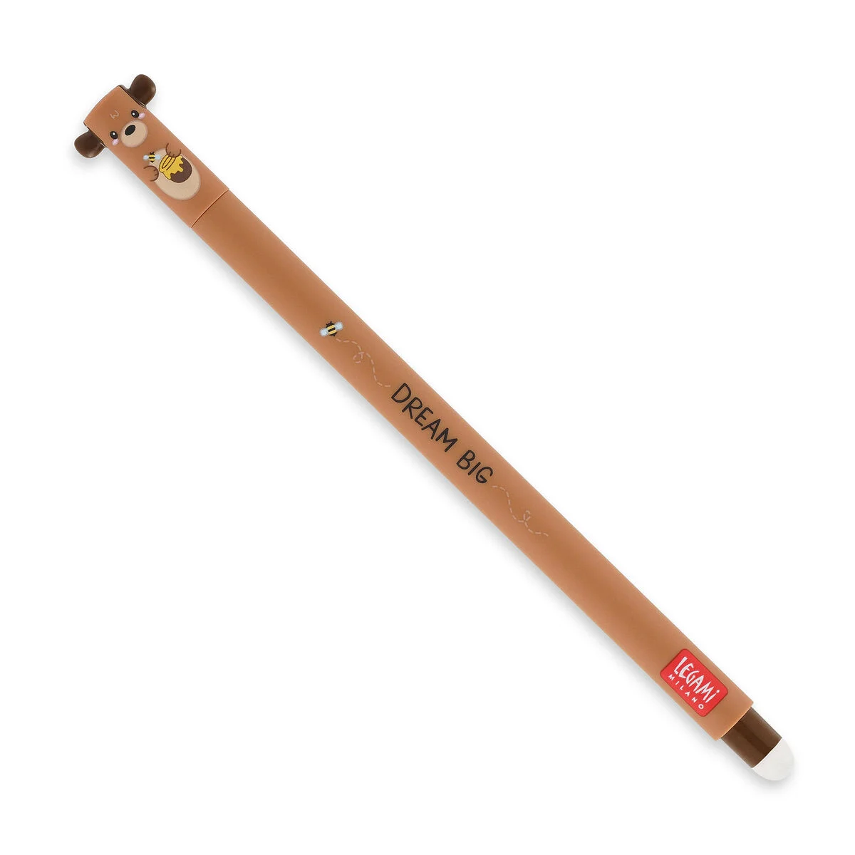 Legami - stylo gel effaçable ours - encre rouge