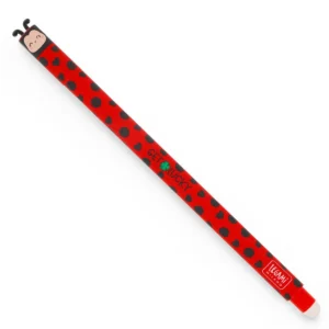 Legami - stylo gel effaçable coccinelle - encre rouge