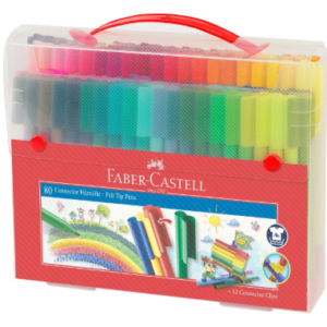 Faber Castell - Malette 80 feutres connector