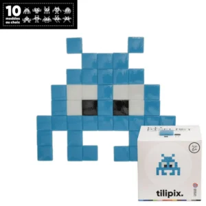 Tilipix - kit pixelart - monstre bleu ou jaune