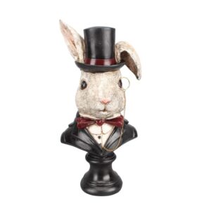 EMDE - Statue lapin monocle