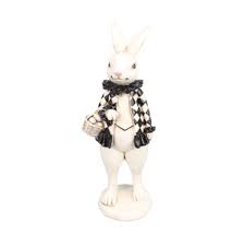 EMDE - Statue lapin panier