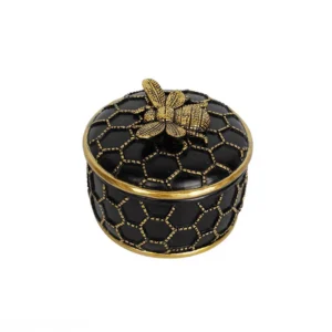EMDE - Boîte abeille noire et dorée petit modèle