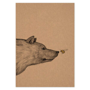 Ligarti - carnet A5 pages blanches - ours