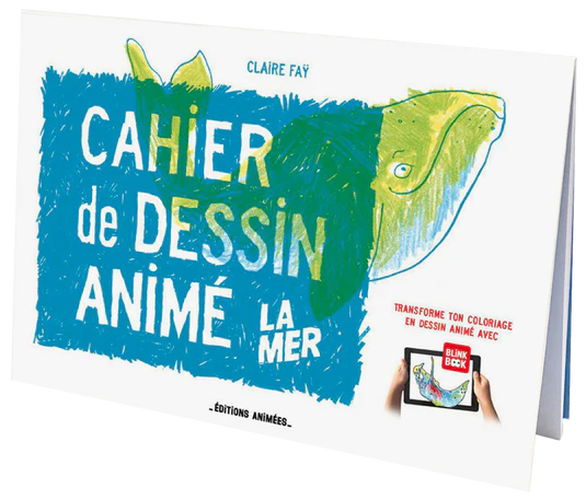 Blinkbook - Cahier de dessin animé - La mer