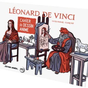 Blinkbook - Cahier de dessin animé - Léonard de Vinci