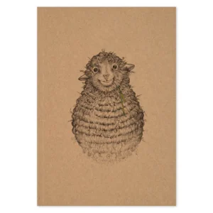 Ligarti - carnet A6 pages blanches - mouton