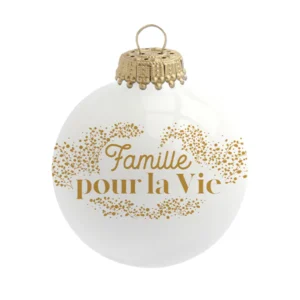 Baubels - Boule de Noël "famille pour la vie"