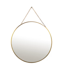 EMDE - miroir chainette métal
