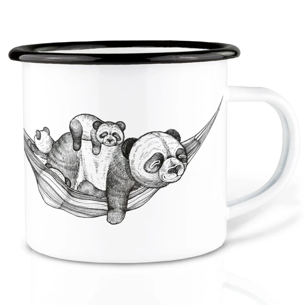 Ligarti - mug en céramique panda 300ml