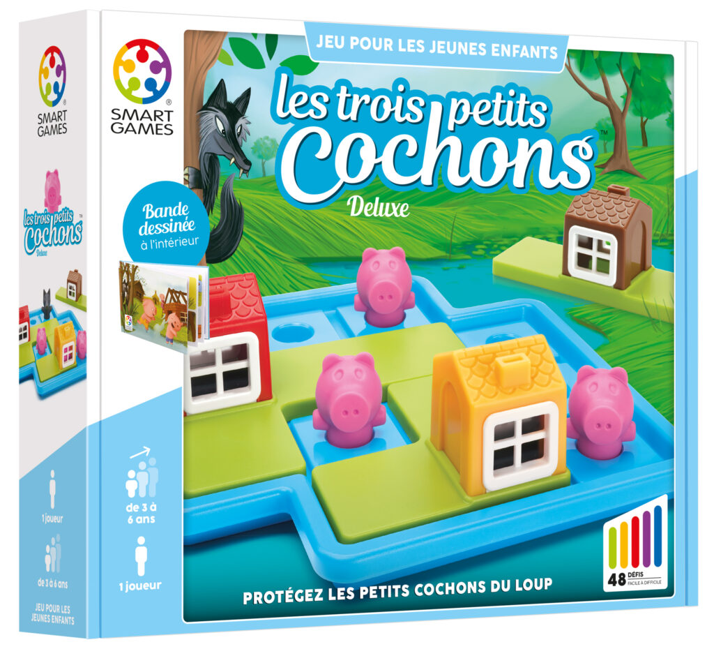 SmartGames - Les trois petits cochons édition deluxe