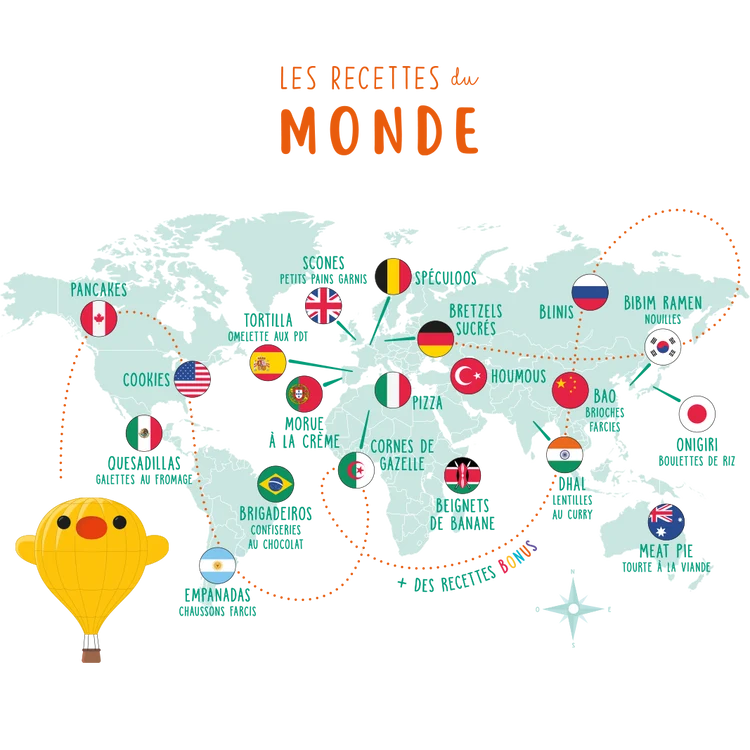 Chekclub kids - livre de cuisine - Recettes du monde – Image 4