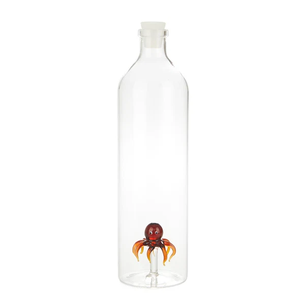 Balvi - bouteille en verre octopus